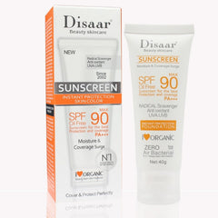 Spf90++ Sunscreen Cream Waterproof Sunblock Foundation Whitening Isolation Moisturizing Oil Control Face Skin Care Cream